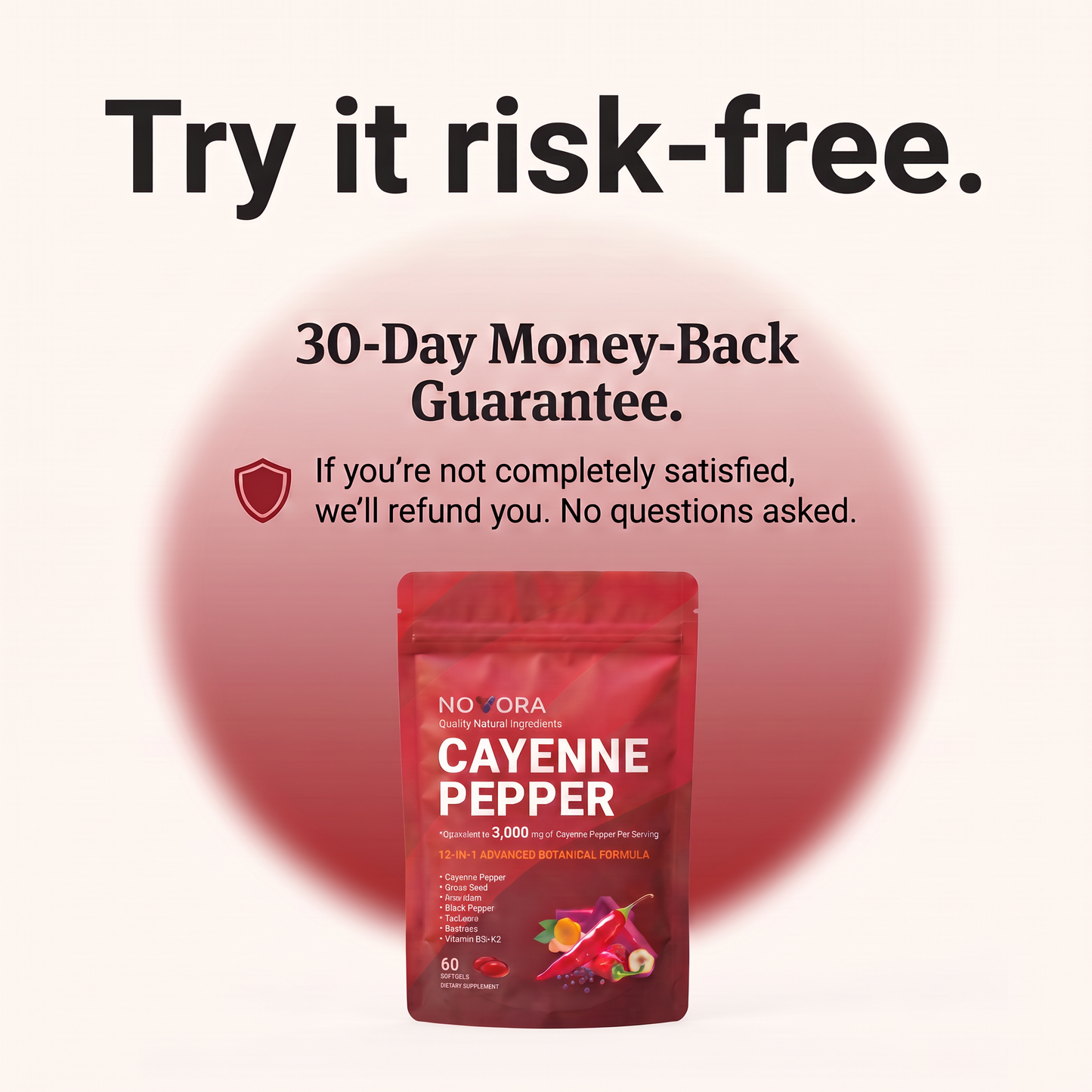 Novora Cayenne Pepper Softgels™
