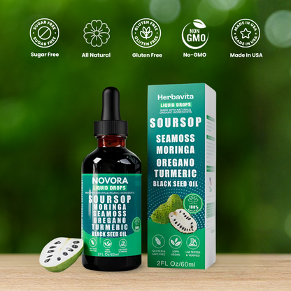 100% Organic 10-in-1 Soursop Extract Drops