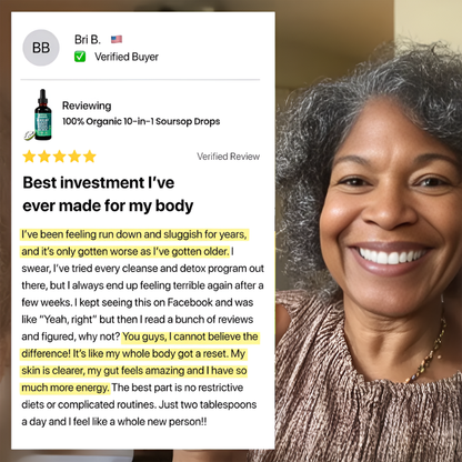 100% Organic 10-in-1 Soursop Extract Drops