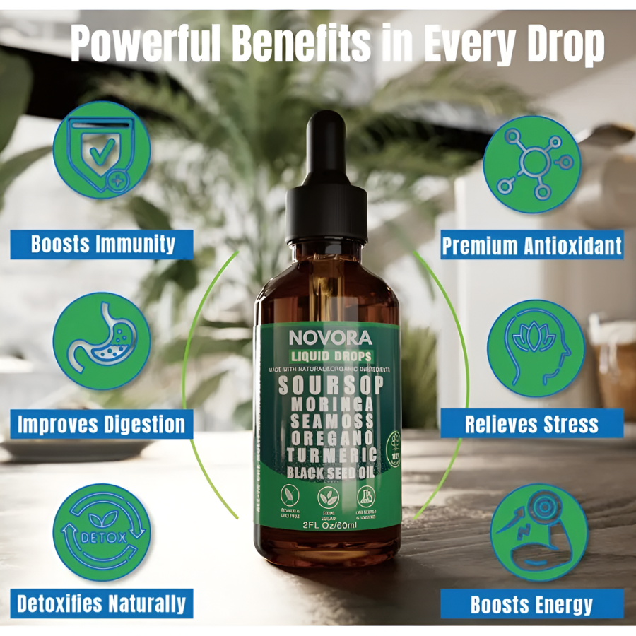 100% Organic 10-in-1 Soursop Extract Drops