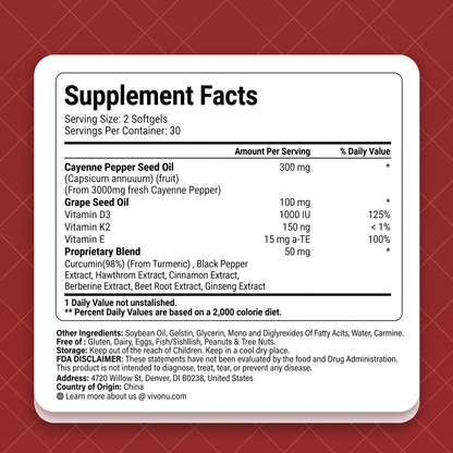 Novora Cayenne Pepper Softgels™
